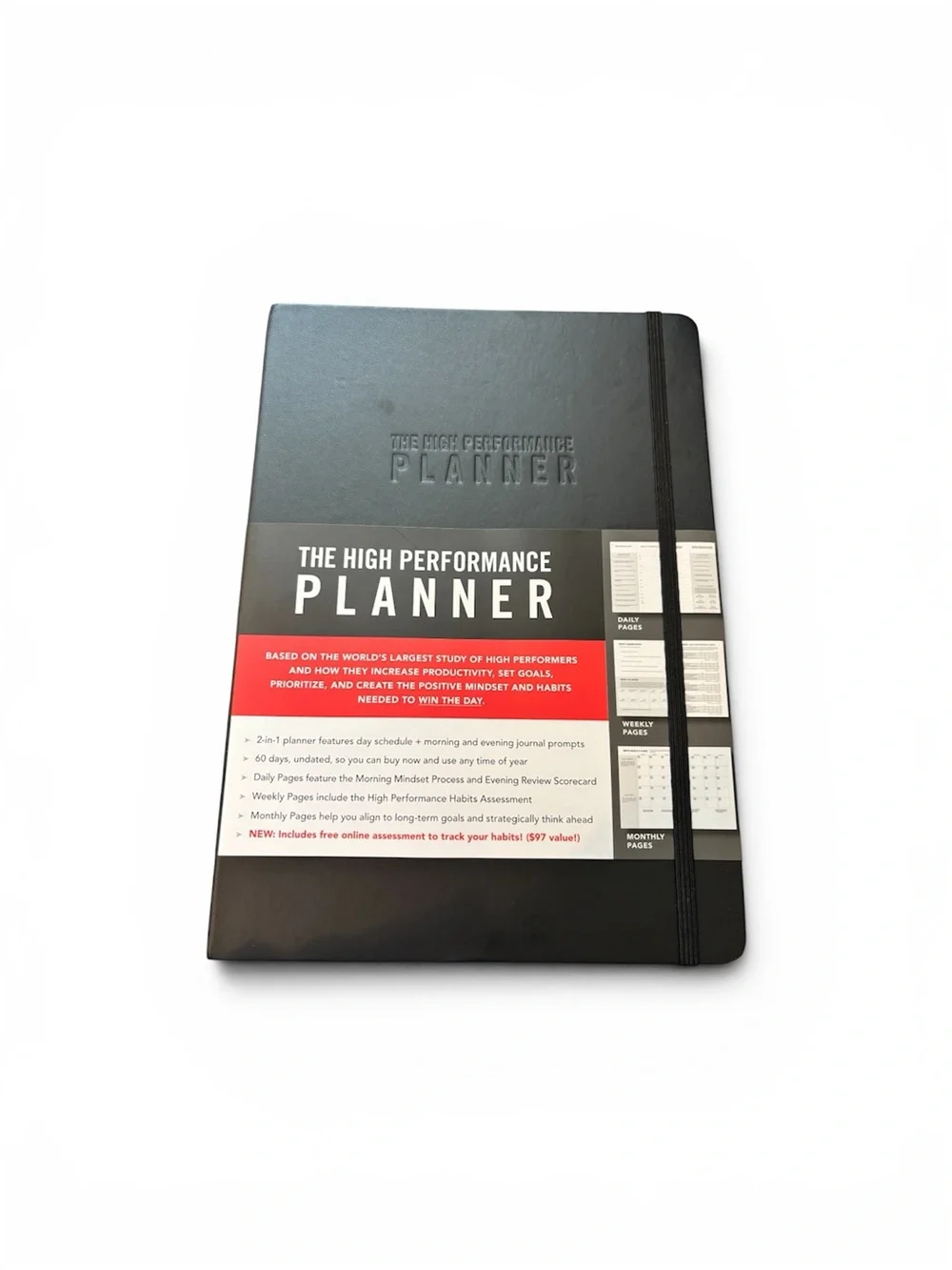 The High Performance Planner - Black